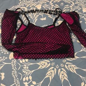 Dolls kill two piece crop